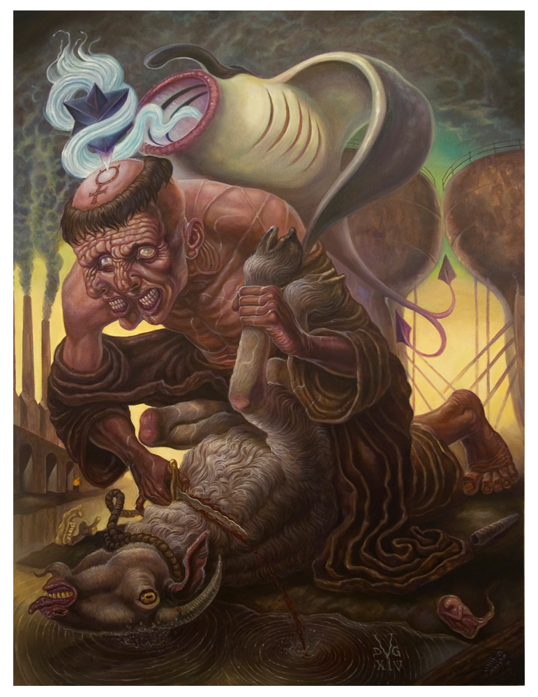 Poor Worm, Thou Art Infected - Original Painting