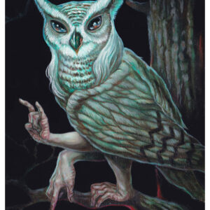 The Owls Are Not What They Seem-11 x 14" Giclee Signed Print