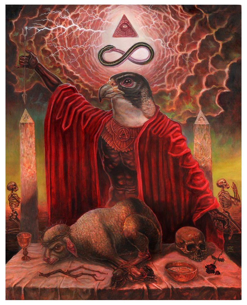 FEAST OF THE GODS (2022) Oil on Panel-24" x 36