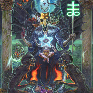 The Heirophant-a Metallurgical Exorcism of Malady - Original Painting