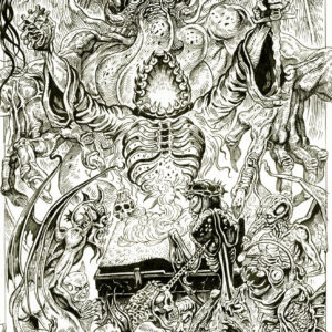 Conjuring Cthulu - 11 x 17" Limited Edition Signed Print